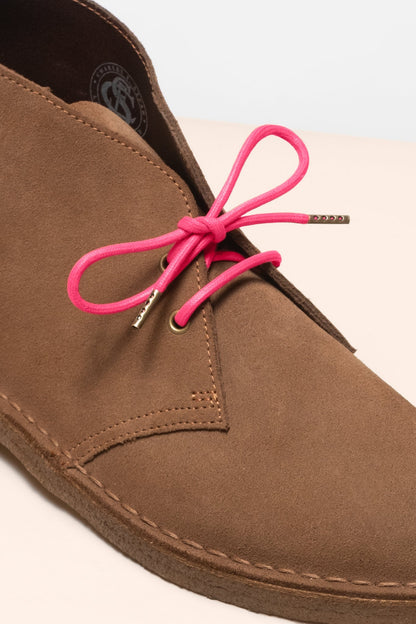 Magenta | 4 mm Runde gewachste Schnürsenkel