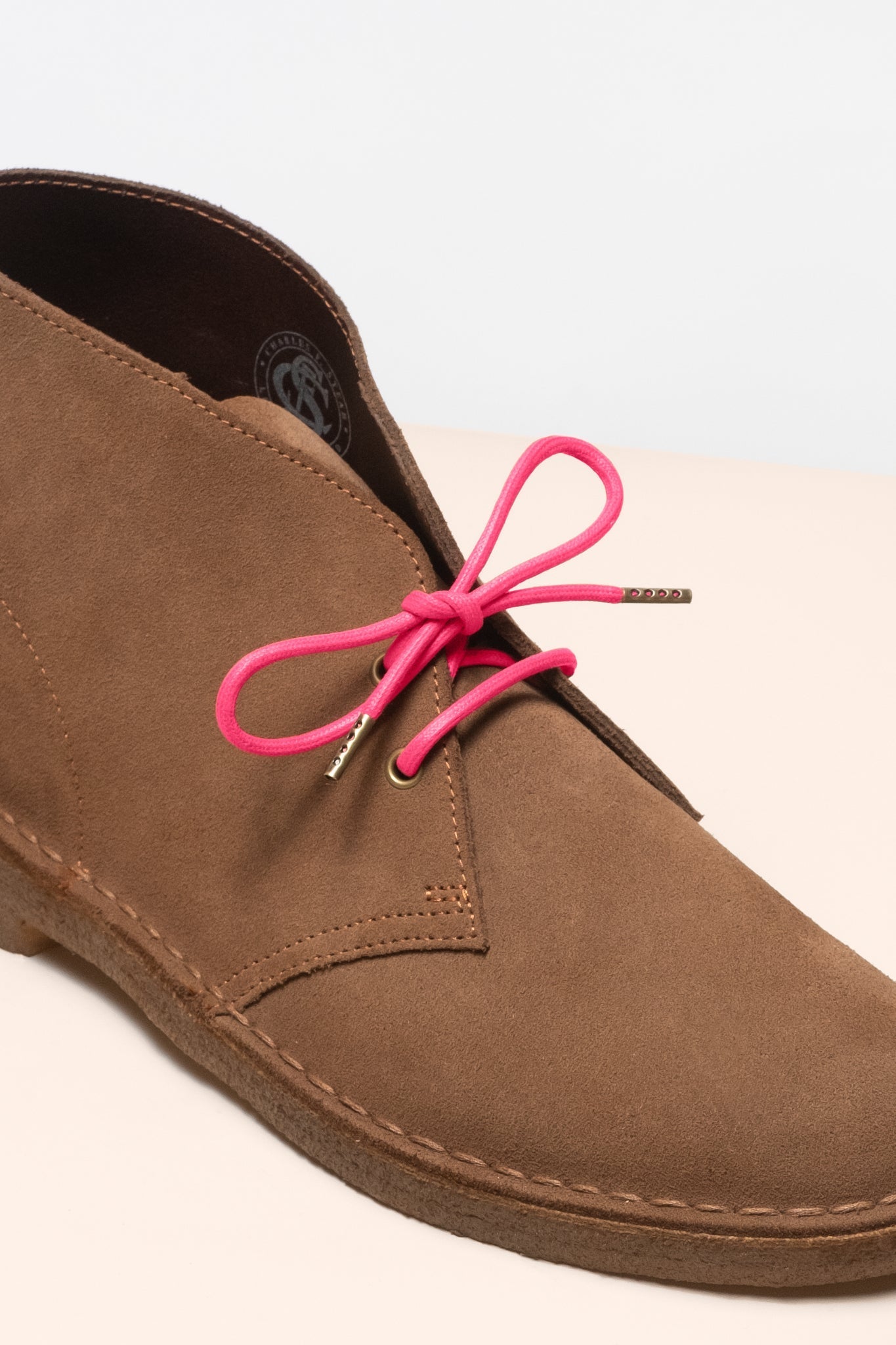 Magenta | 4 mm Runde gewachste Schnürsenkel