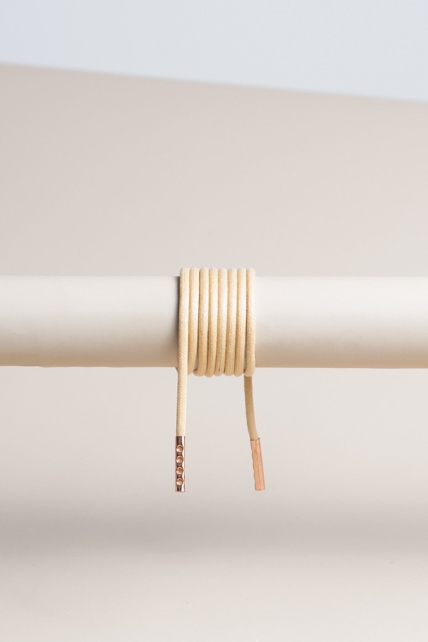 Champagne | Round Waxed Shoelaces