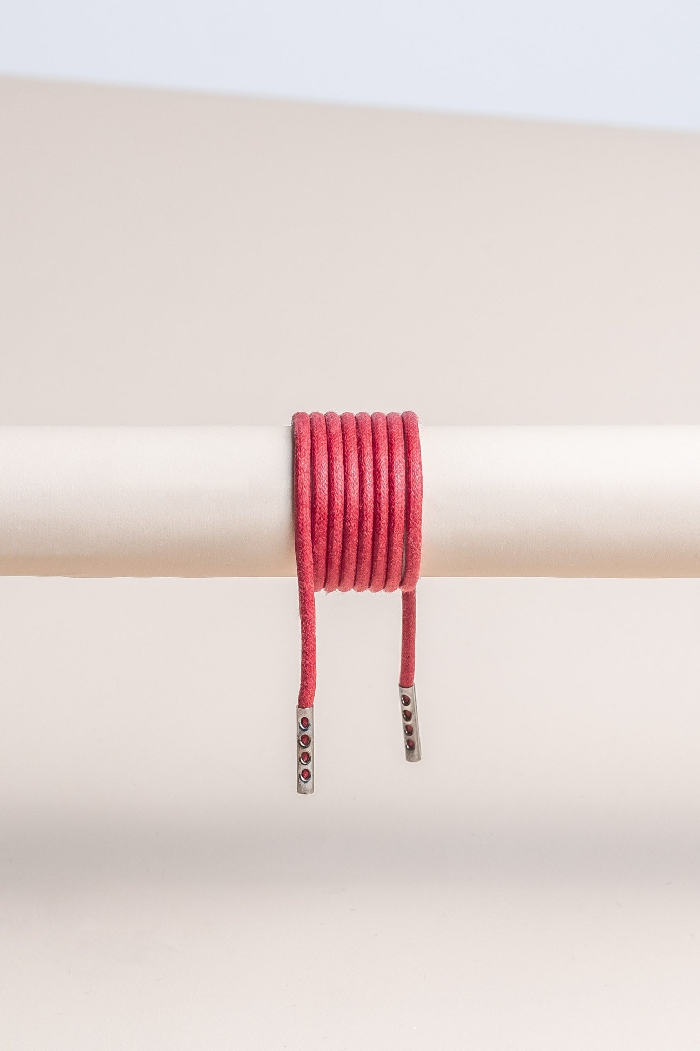 Cherry | Round Waxed Shoelaces