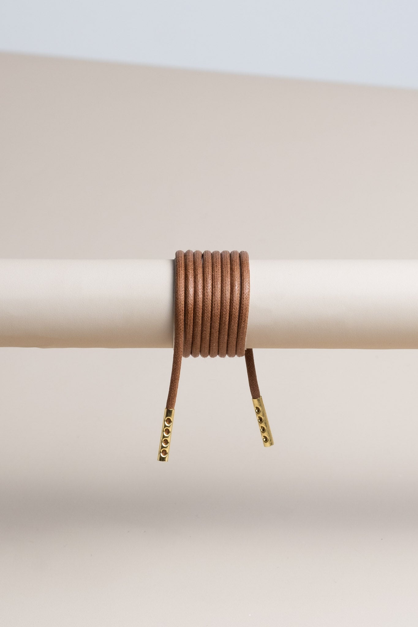 Coffee Brown | Round Waxed Shoelaces