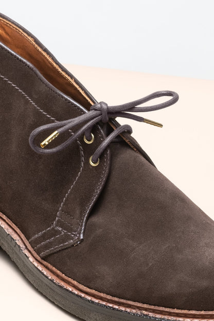 Dark Brown | 4 mm Round Waxed Shoelaces