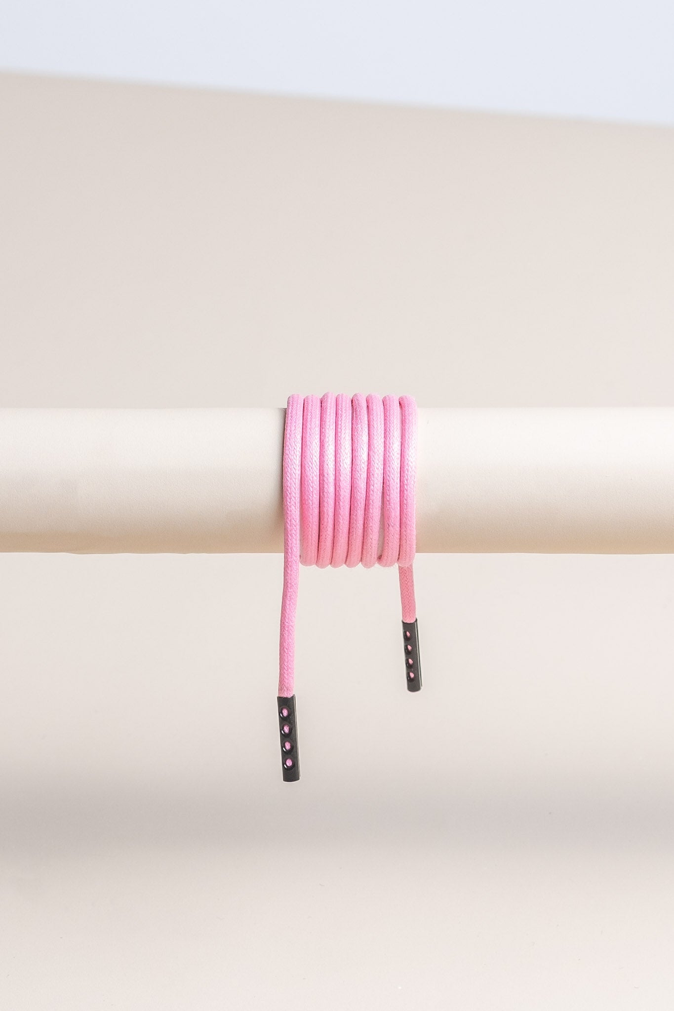Flamingo Pink | Round Waxed Shoelaces