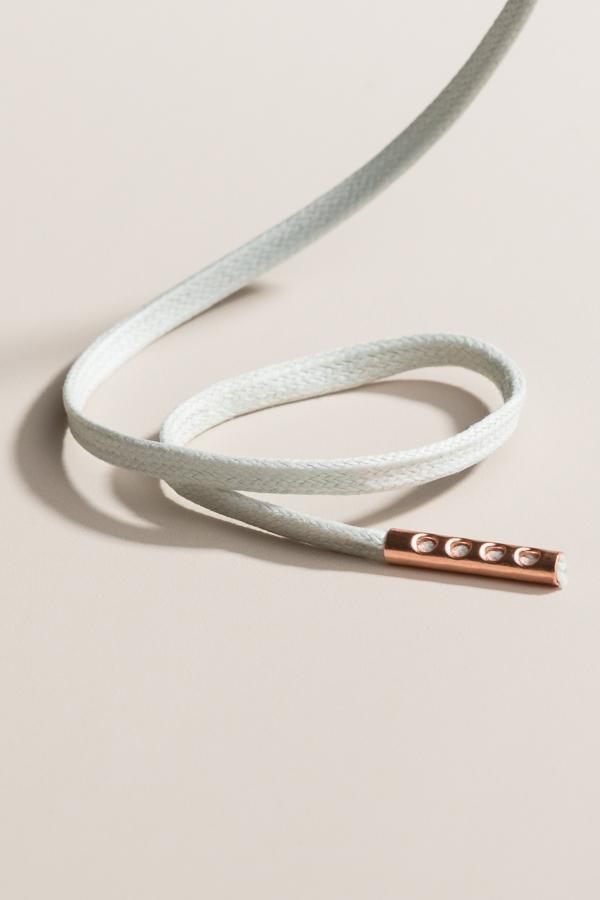 Light Grey | Flat Waxed Shoelaces