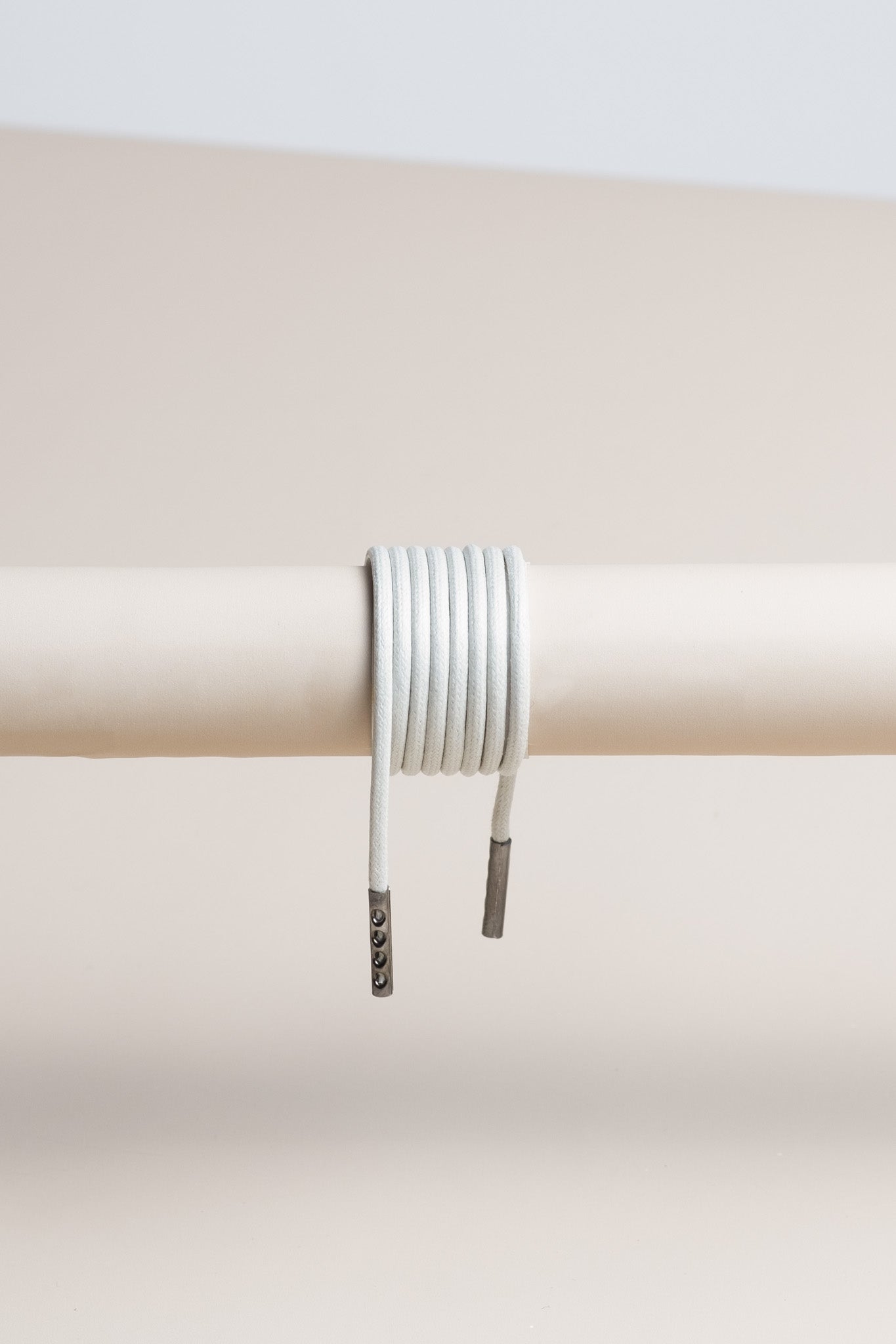 Light Grey | Round Waxed Shoelaces