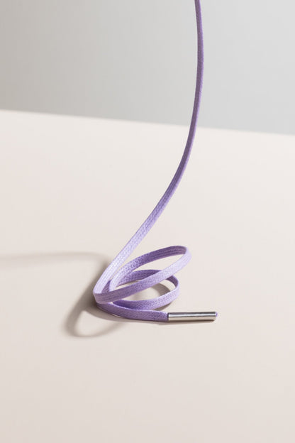 Lilac | Flat Waxed Shoelaces