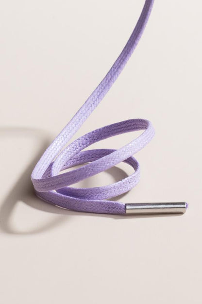 Lilac | Flat Waxed Shoelaces