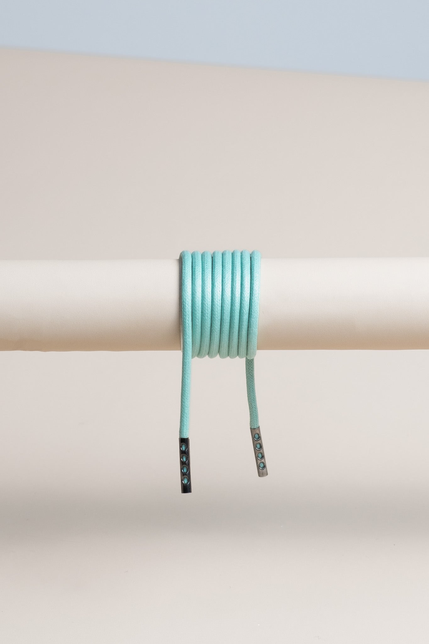 Mint Green | Round Waxed Shoelaces