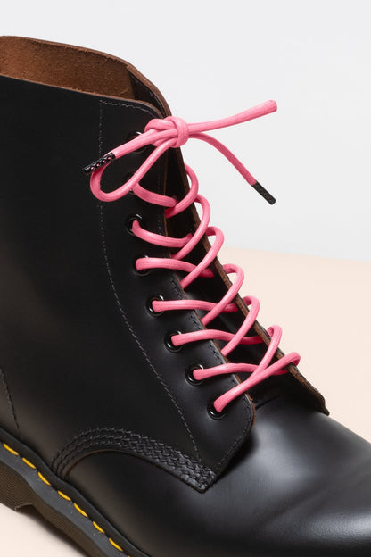 Pink | 4 mm Round Waxed Shoelaces
