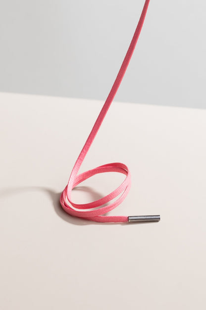 Pink | Flache Gewachste Schnürsenkel
