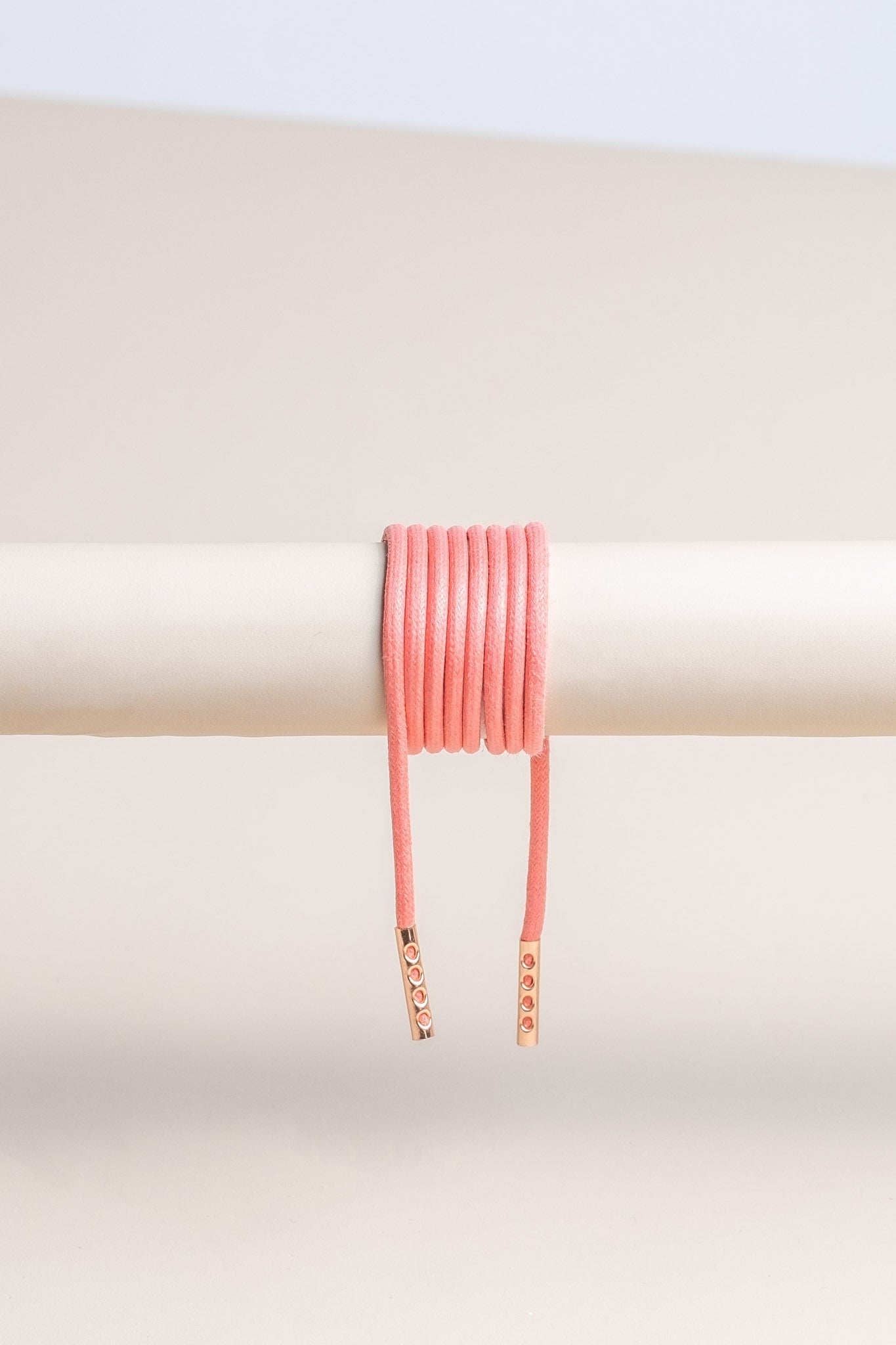 Salmon | Round Waxed Shoelaces