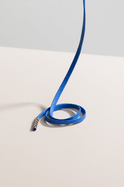 Sapphire Blue | Flat Waxed Shoelaces