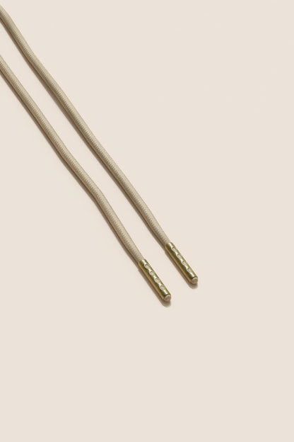 Bone White | Round Waxed Shoelaces