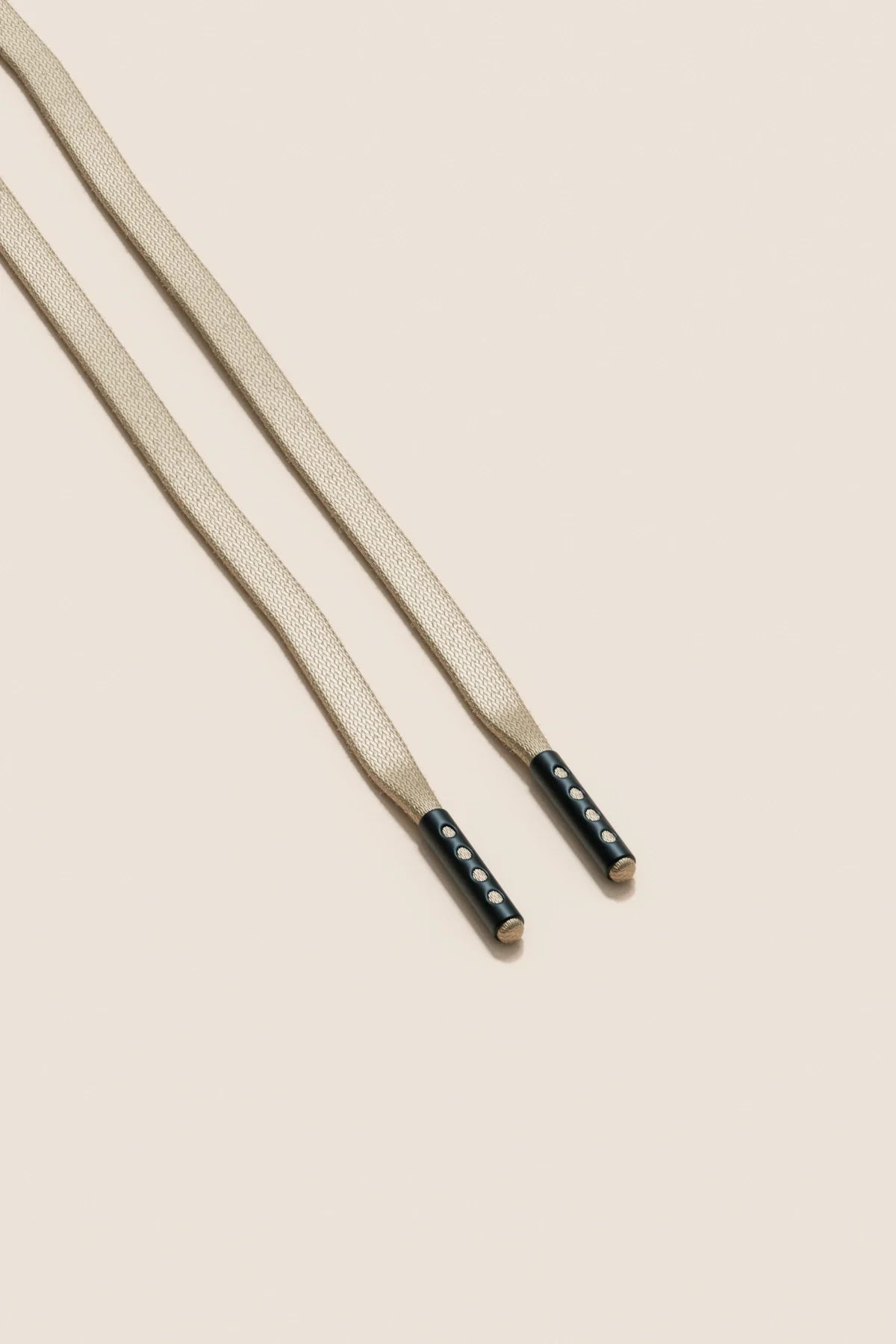 Bone White | Flat Waxed Shoelaces