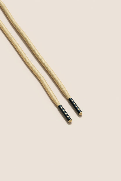 Champagne | 4 mm Round Waxed Shoelaces