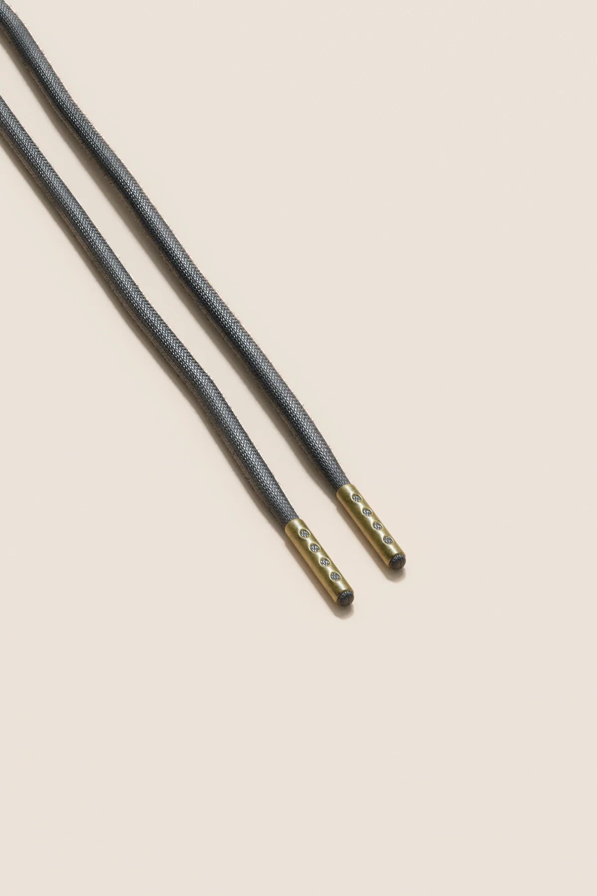 Anthrazit | 4 mm Runde gewachste Schnürsenkel