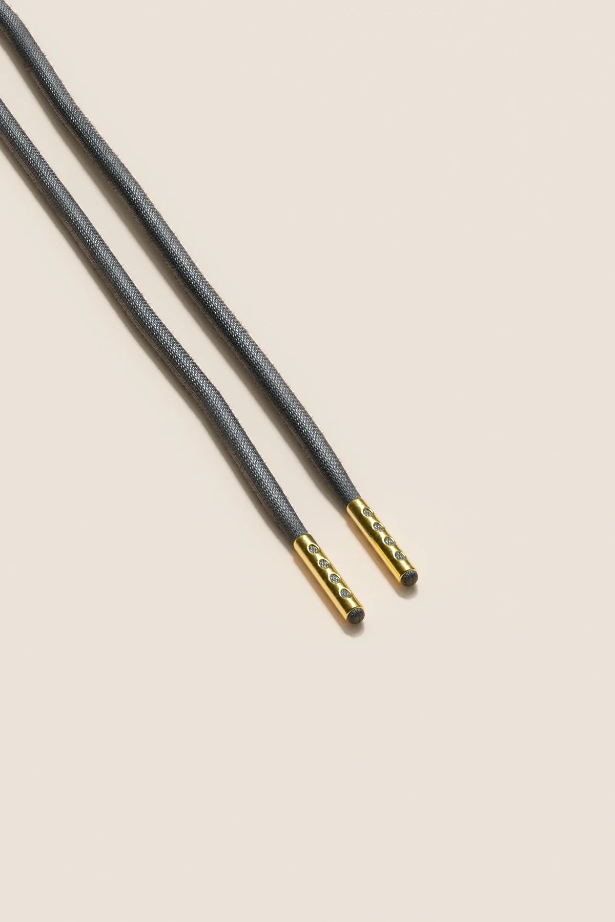 Anthrazit | 4 mm Runde gewachste Schnürsenkel