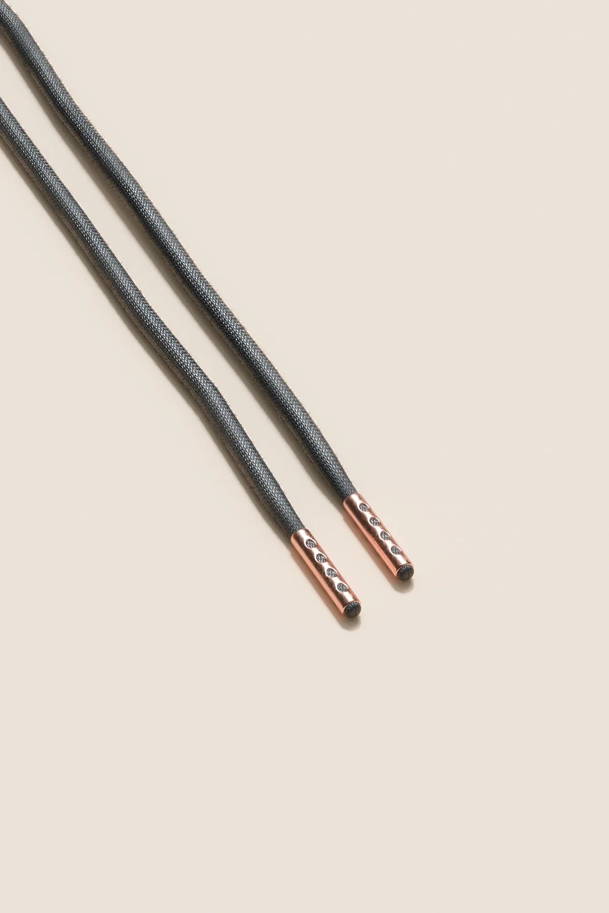 Anthrazit | 4 mm Runde gewachste Schnürsenkel