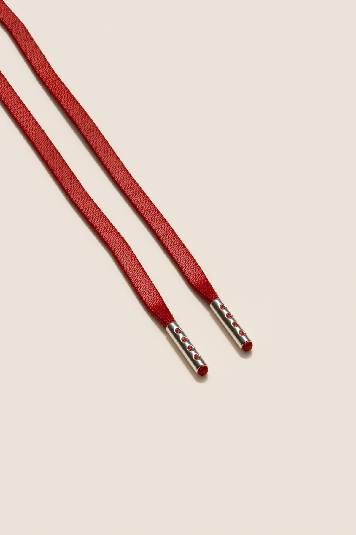 Cherry | Flat Waxed Shoelaces