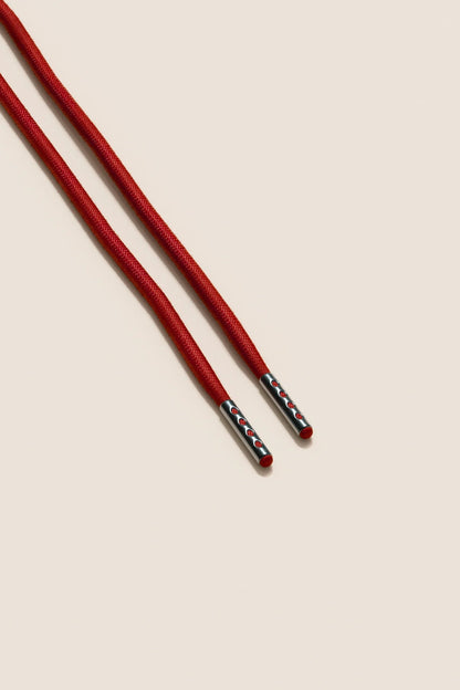Cherry | 4 mm Round Waxed Shoelaces