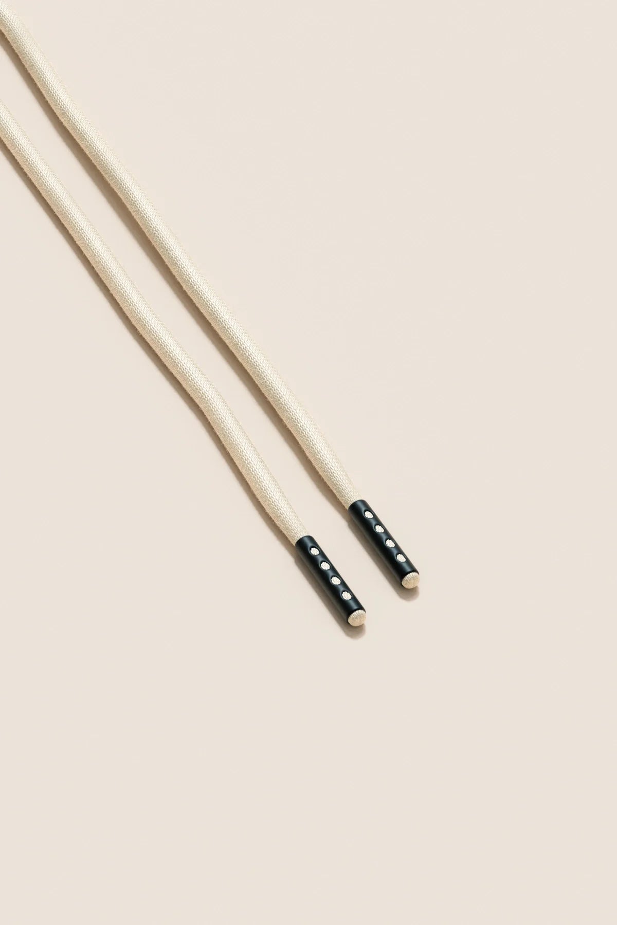 Cream | 4 mm Round Waxed Shoelaces