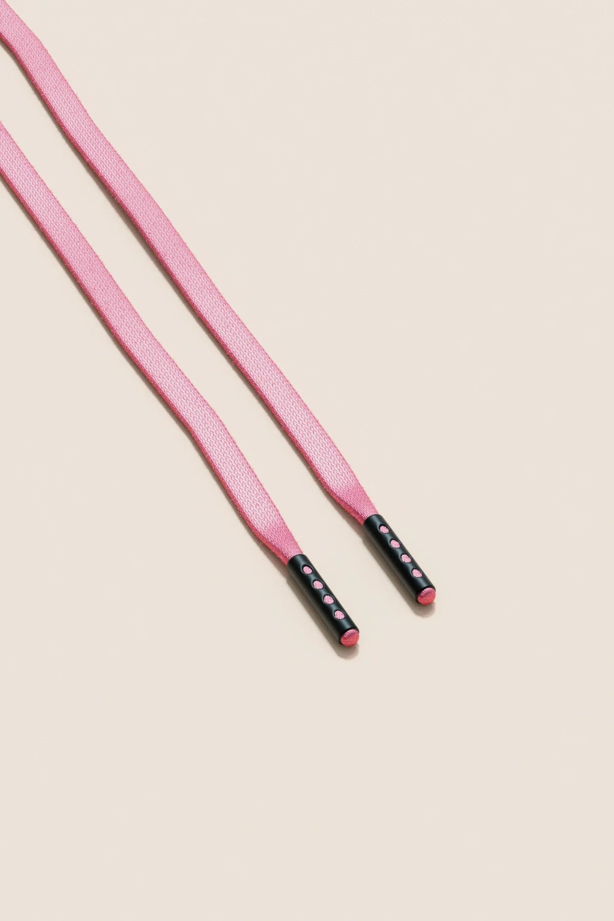 Flamingo Pink | Flache Gewachste Schnürsenkel