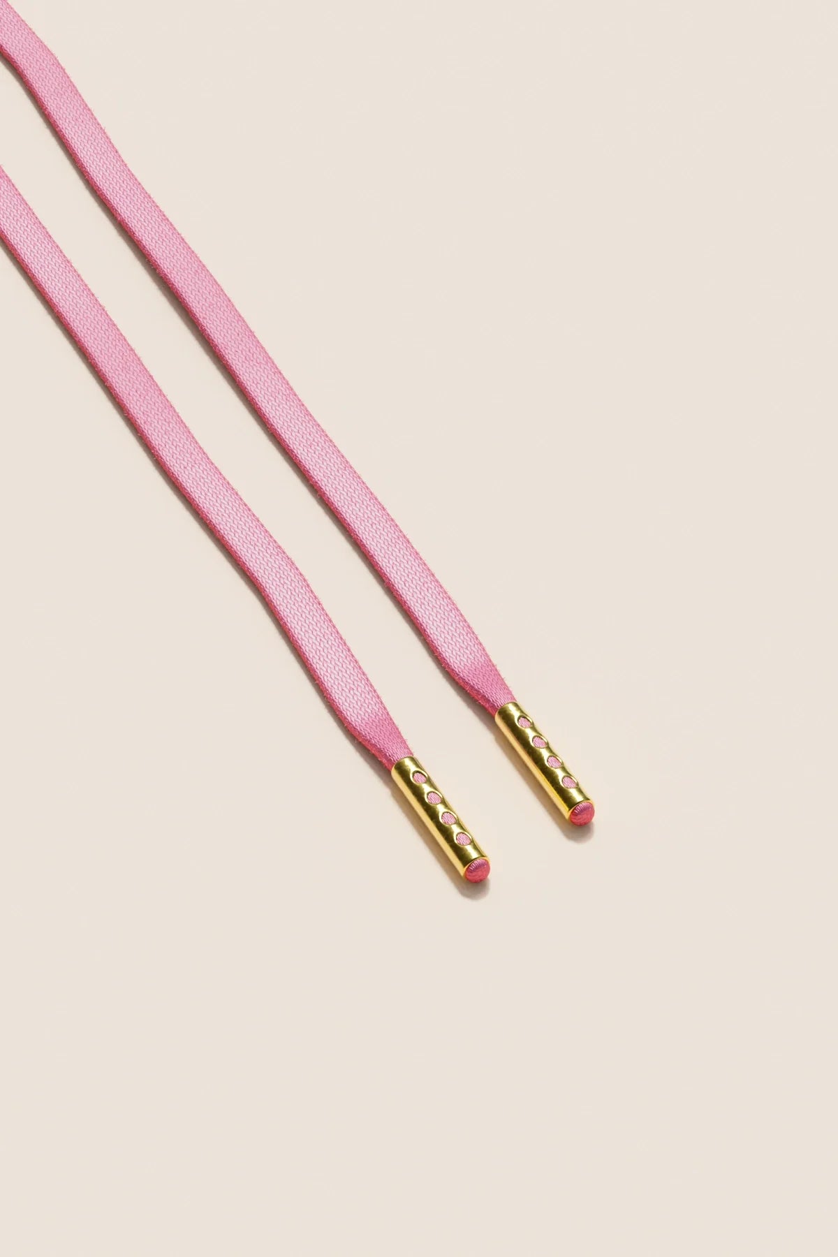 Flamingo Pink | Flache Gewachste Schnürsenkel