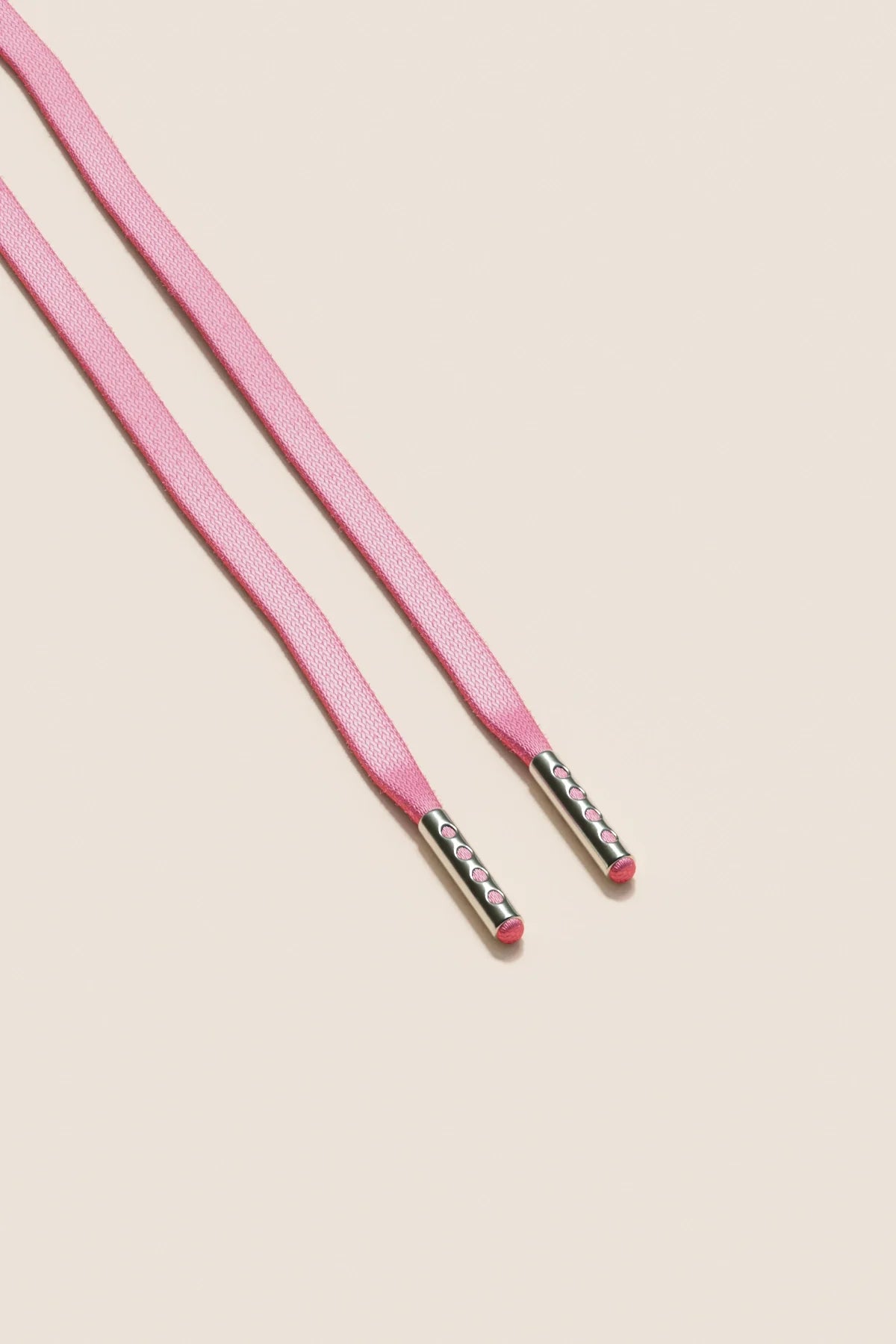 Flamingo Pink | Flache Gewachste Schnürsenkel