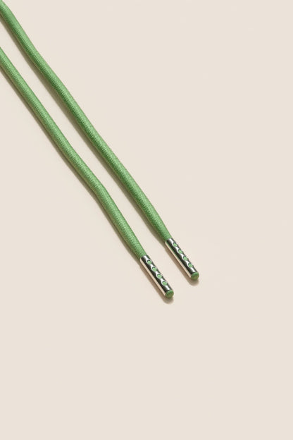 Grasgrün | 4 mm Runde gewachste Schnürsenkel