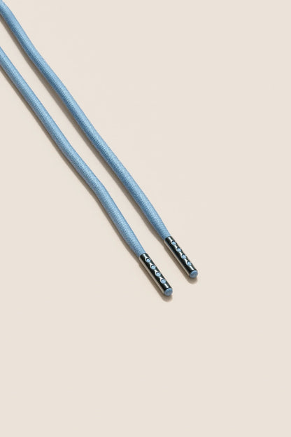 Hellblau | 4 mm Runde gewachste Schnürsenkel