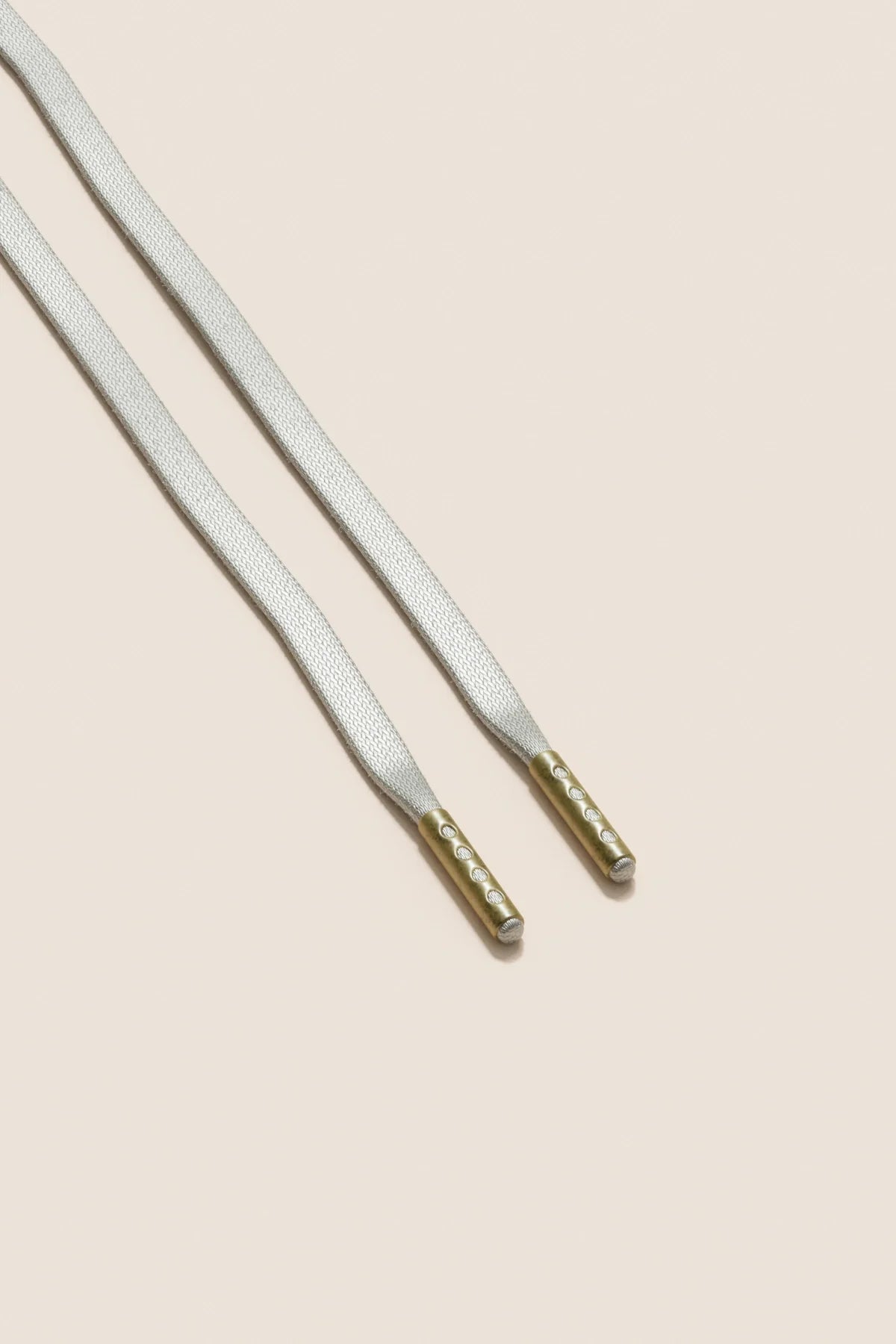 Light Grey | Flat Waxed Shoelaces