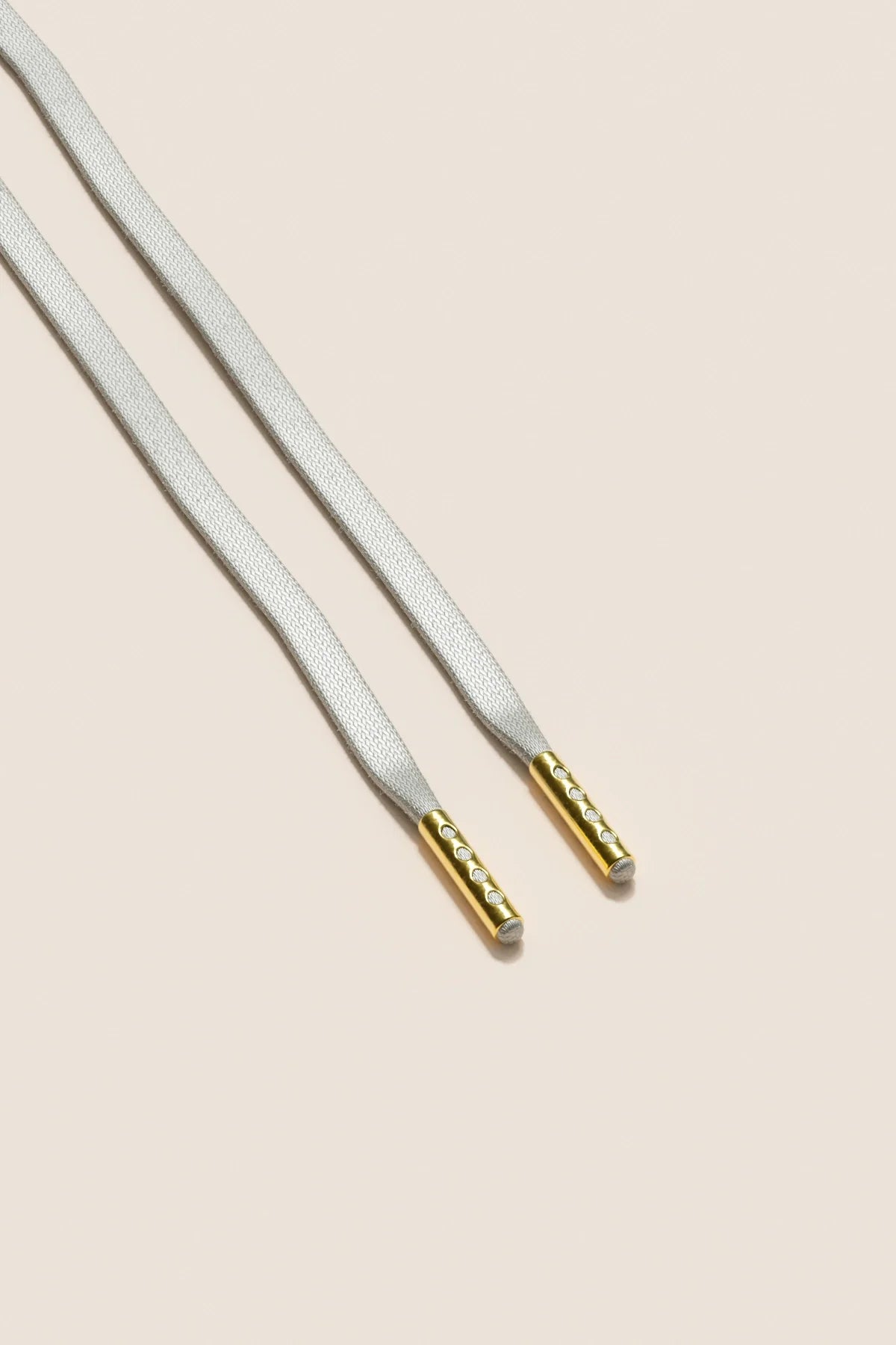 Light Grey | Flat Waxed Shoelaces