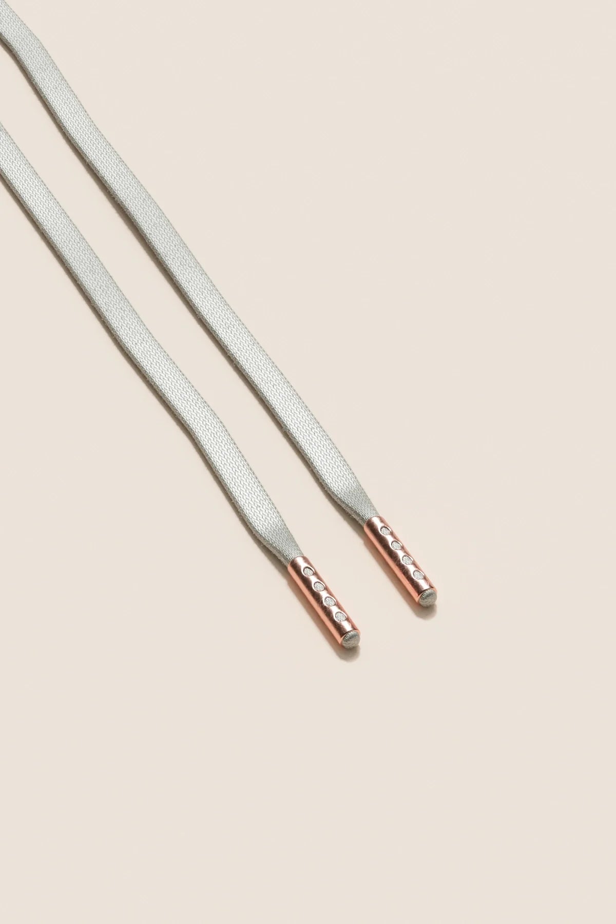 Light Grey | Flat Waxed Shoelaces