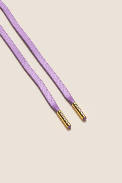 Lilac | Flat Waxed Shoelaces