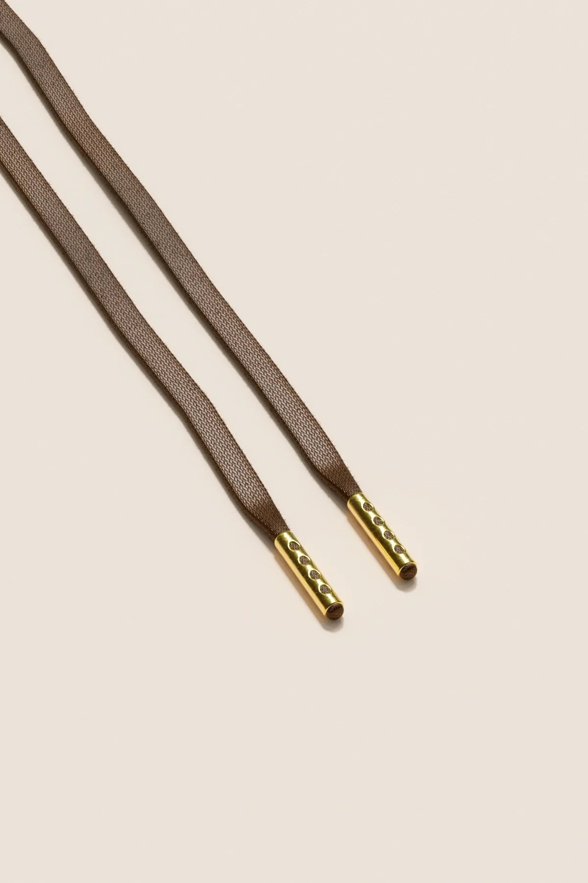 Medium Brown | Flat Waxed Shoelaces