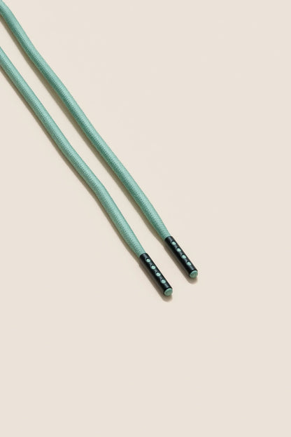 Minzgrün | 4 mm Runde gewachste Schnürsenkel