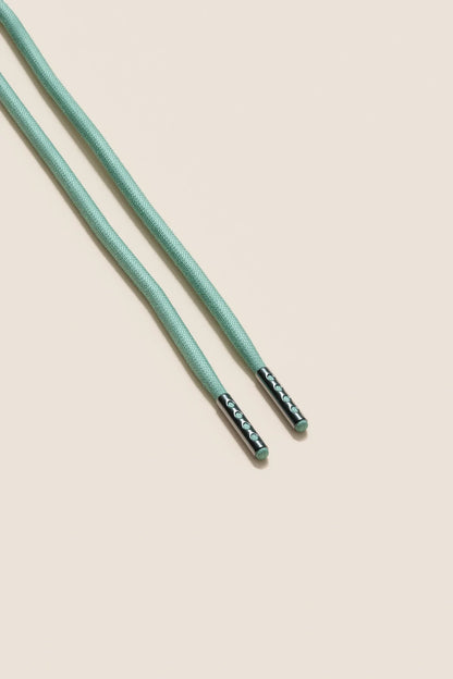 Minzgrün | 4 mm Runde gewachste Schnürsenkel