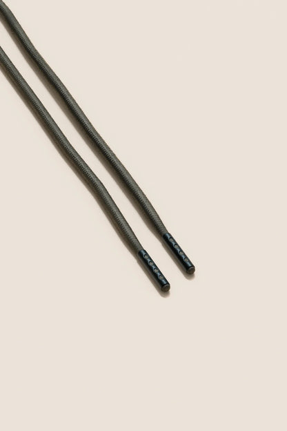 Dunkelgrau | 4 mm Runde gewachste Schnürsenkel