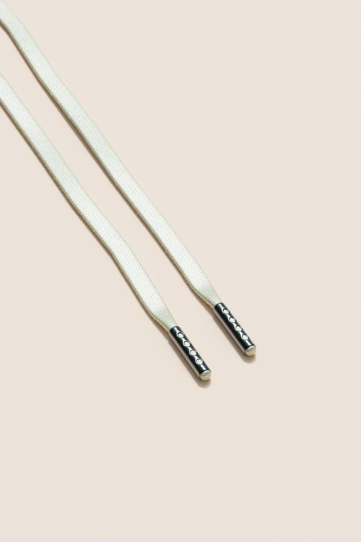 Gebrochenes Weiß | Flache Gewachste Schnürsenkel