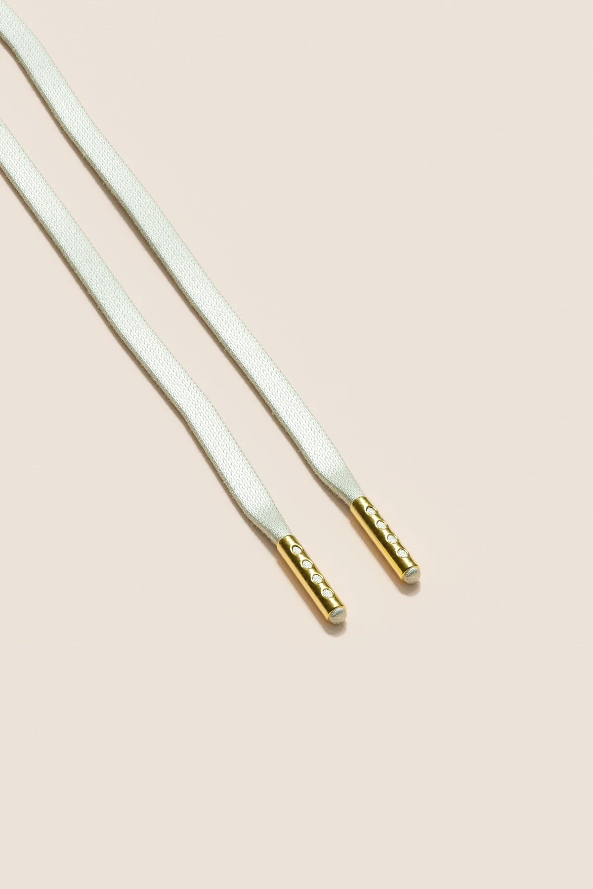 Gebrochenes Weiß | Flache Gewachste Schnürsenkel