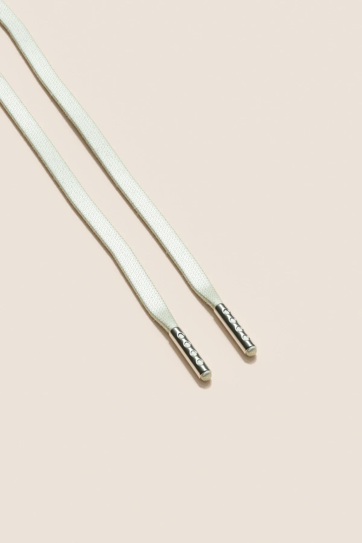 Gebrochenes Weiß | Flache Gewachste Schnürsenkel
