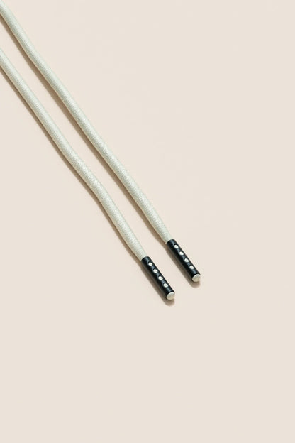 Reinweiß | 4 mm Round Waxed Shoelaces