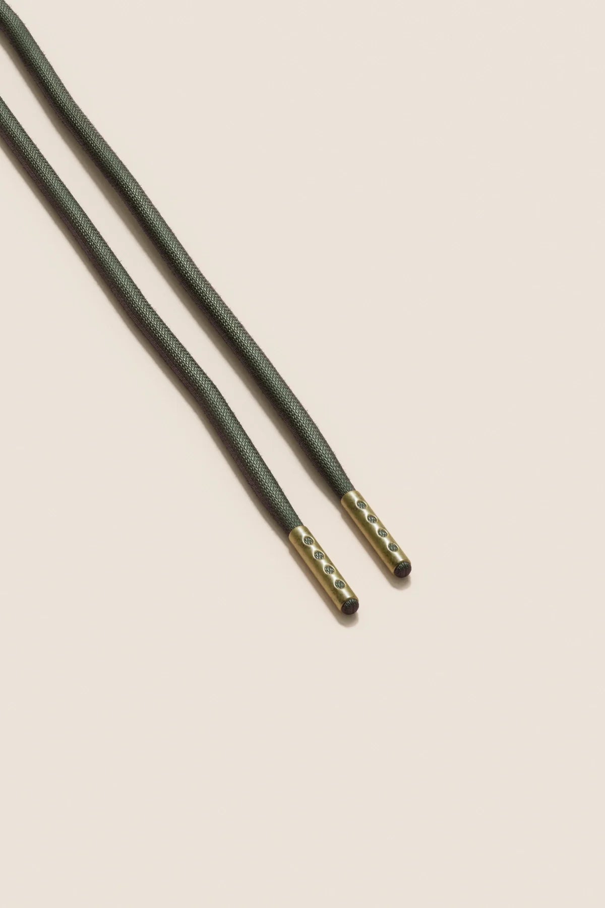 Olivgrün | 4 mm Runde gewachste Schnürsenkel