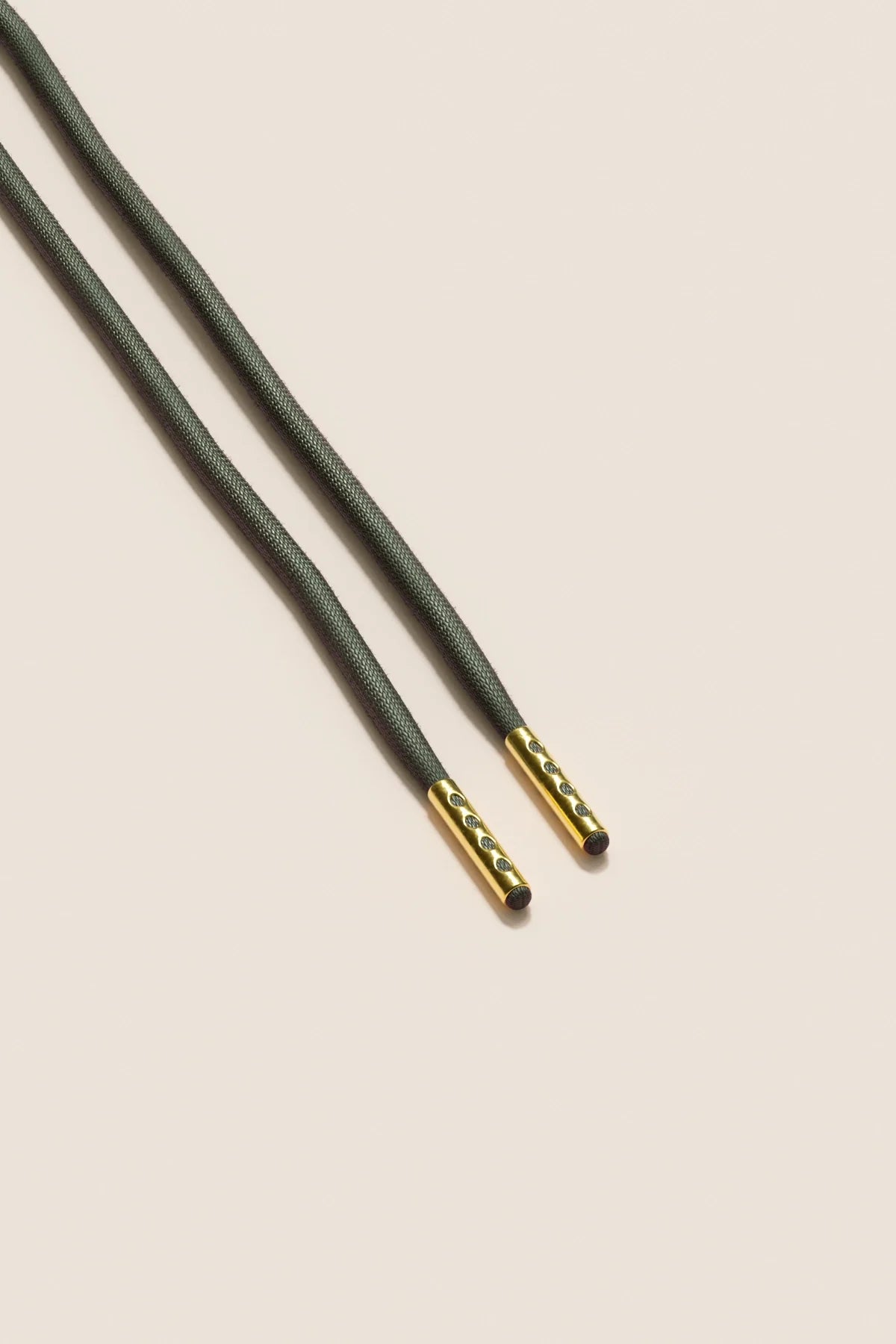 Olivgrün | 4 mm Runde gewachste Schnürsenkel