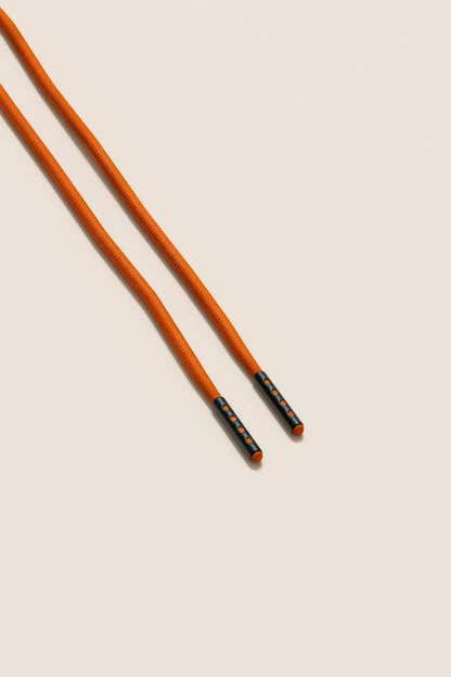 Orange | Runde Gewachste Schnürsenkel
