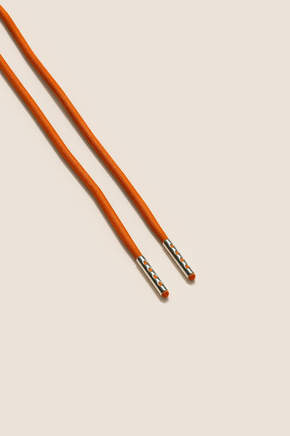 Orange | Runde Gewachste Schnürsenkel