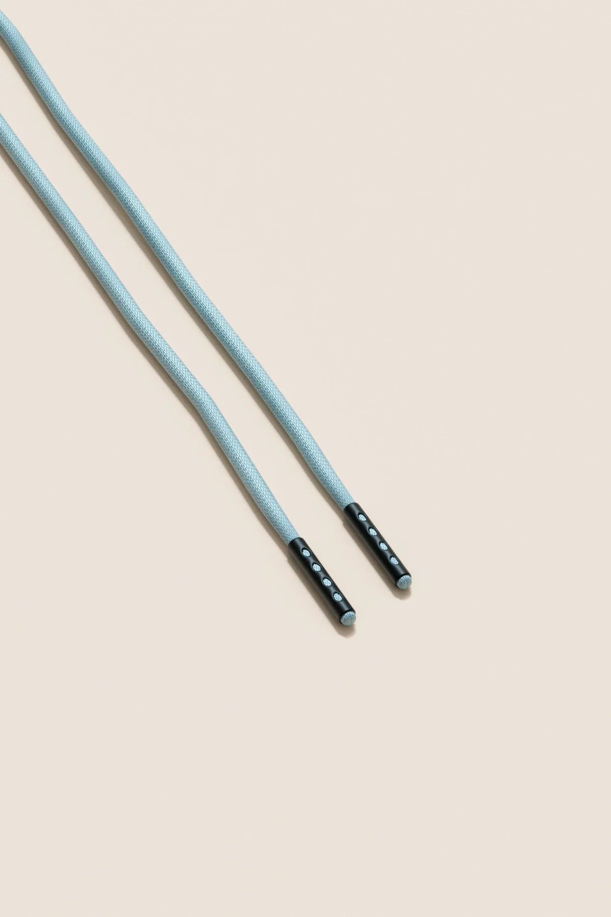Pastel Blue | Round Waxed Shoelaces