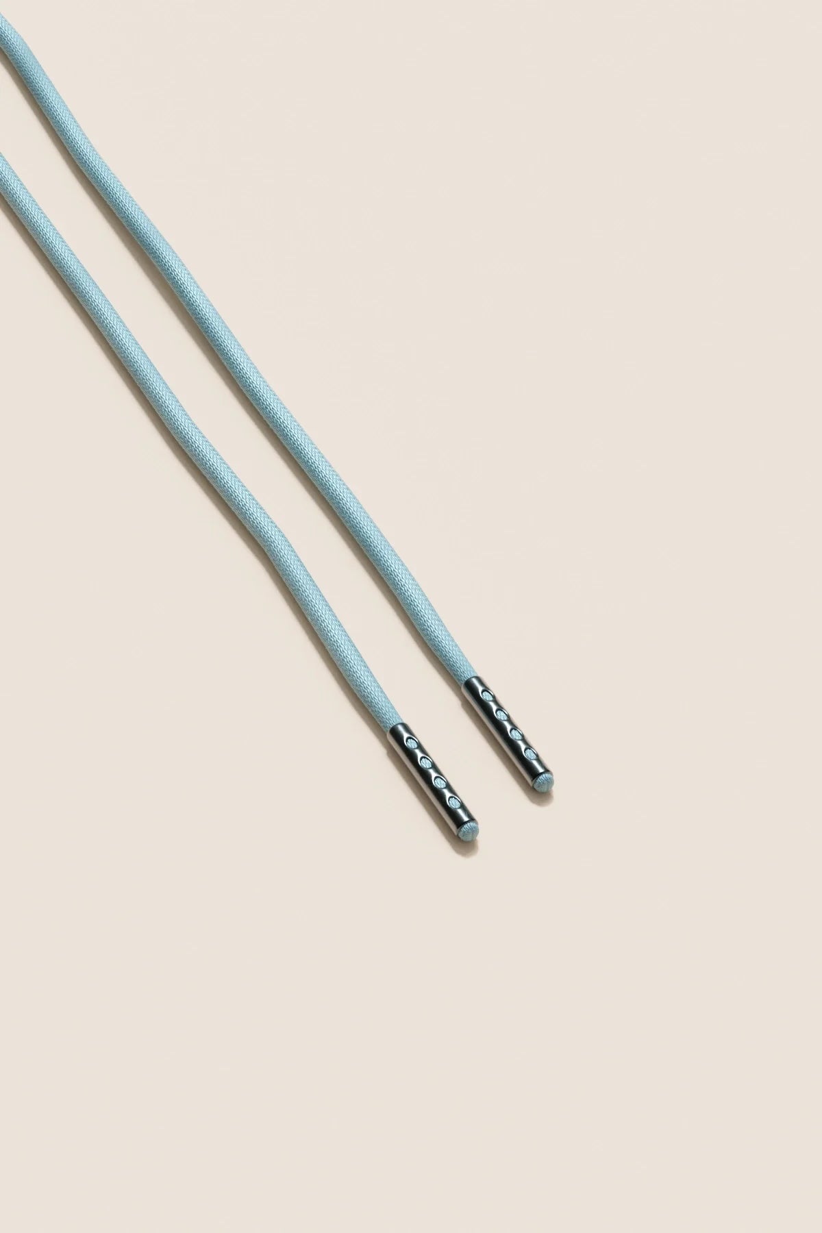 Pastel Blue | Round Waxed Shoelaces
