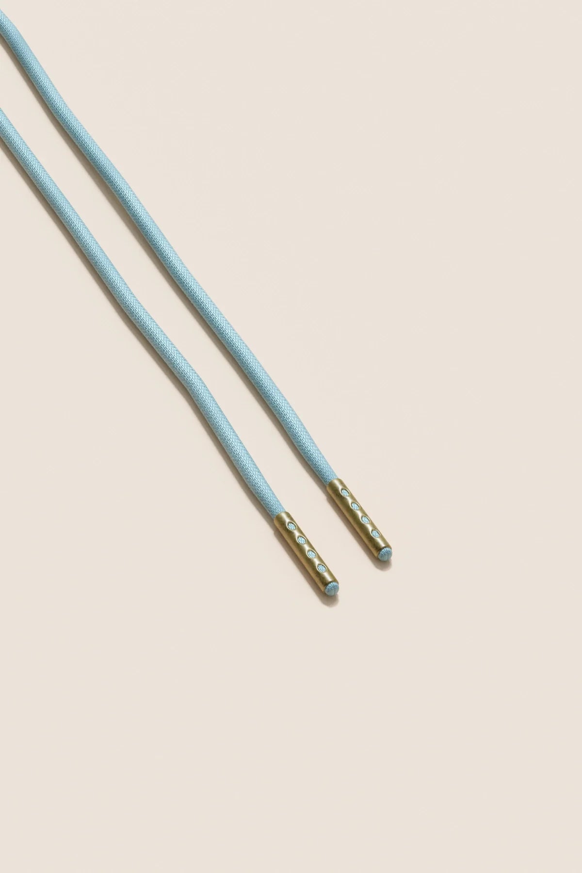 Pastel Blue | Round Waxed Shoelaces