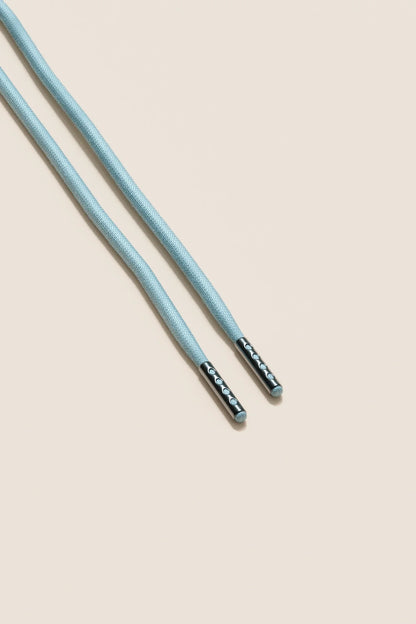 Pastel Blue | 4mm Round Waxed Shoelaces